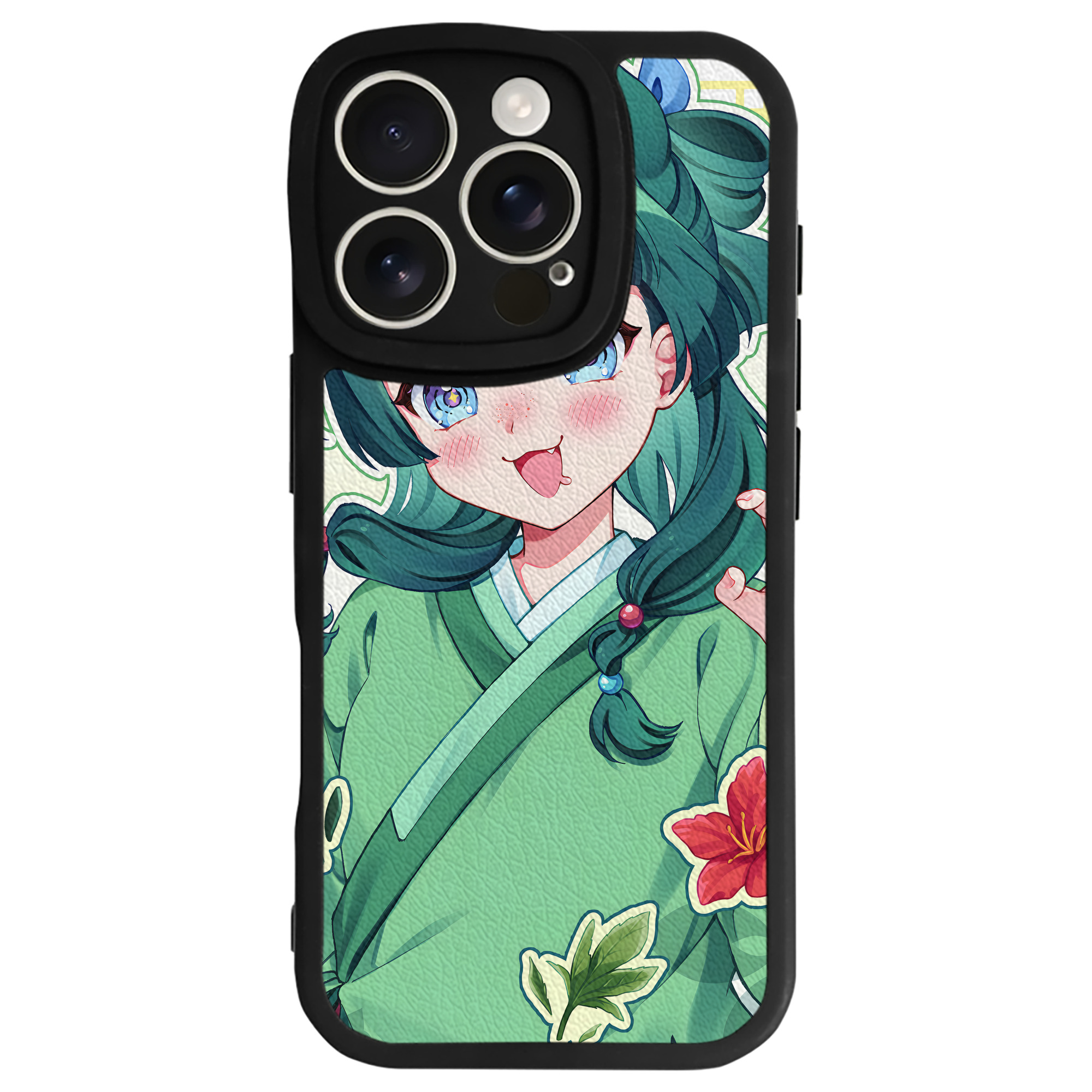 （画像用） 薬屋のひとりごと The Apothecary Diaries 【iPhone 16シリーズ対応】シリコンスマホケース（レザー調） 材質：シリコン